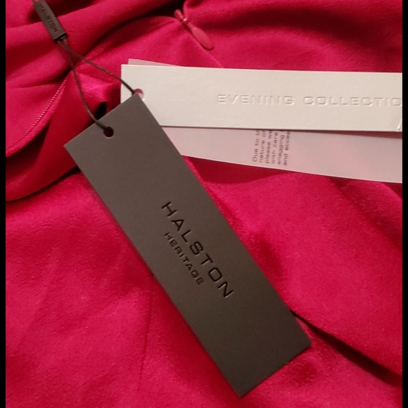 Halston Eve Halter Cutout Dress 14 NWT - Picture 9 of 11